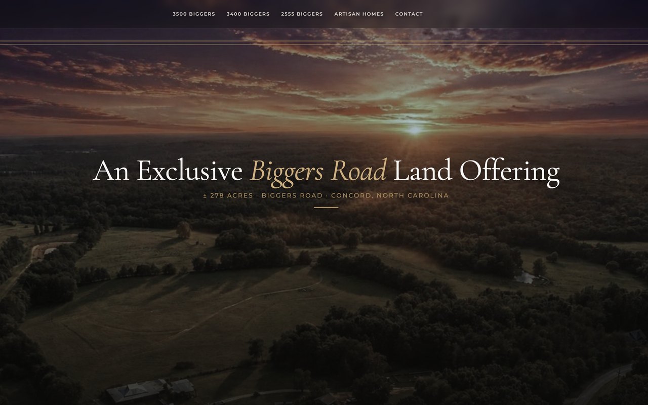 Biggers Road Assemblage — 278-acre land offering near Charlotte