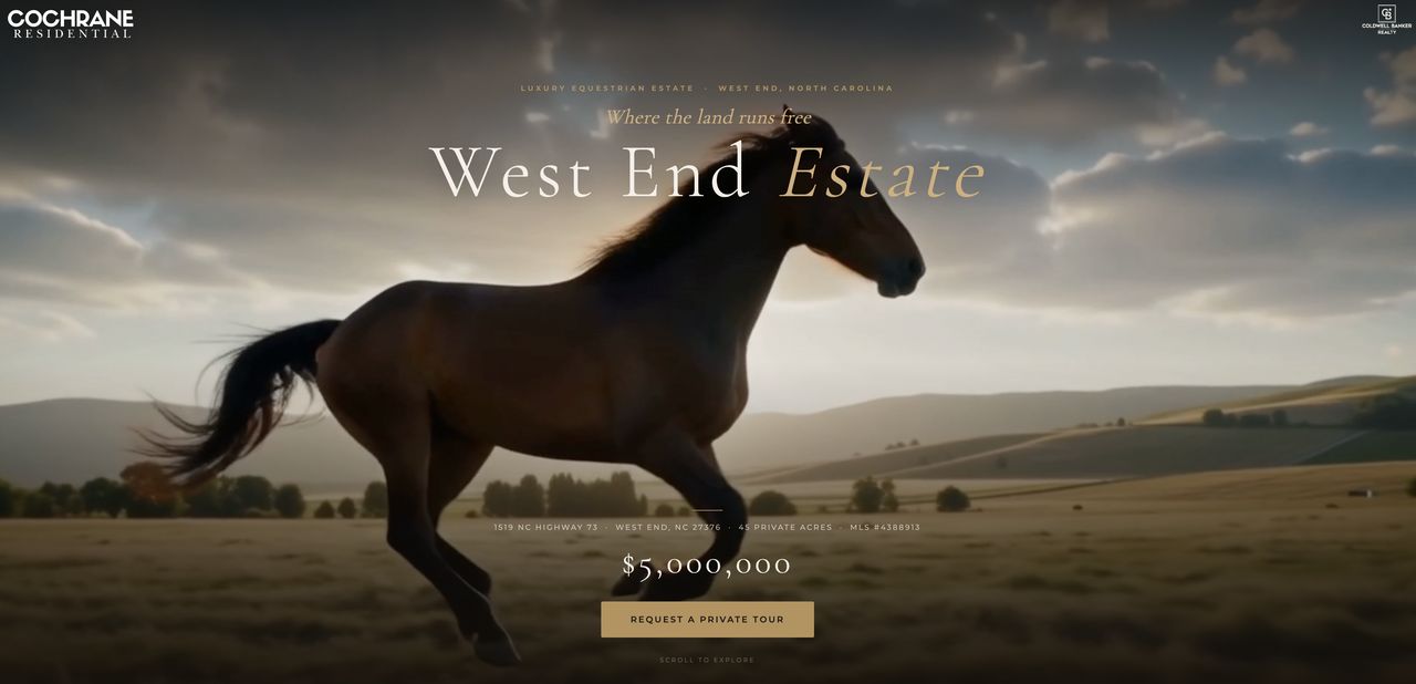 1519 NC-73 West End Estate — equestrian estate microsite