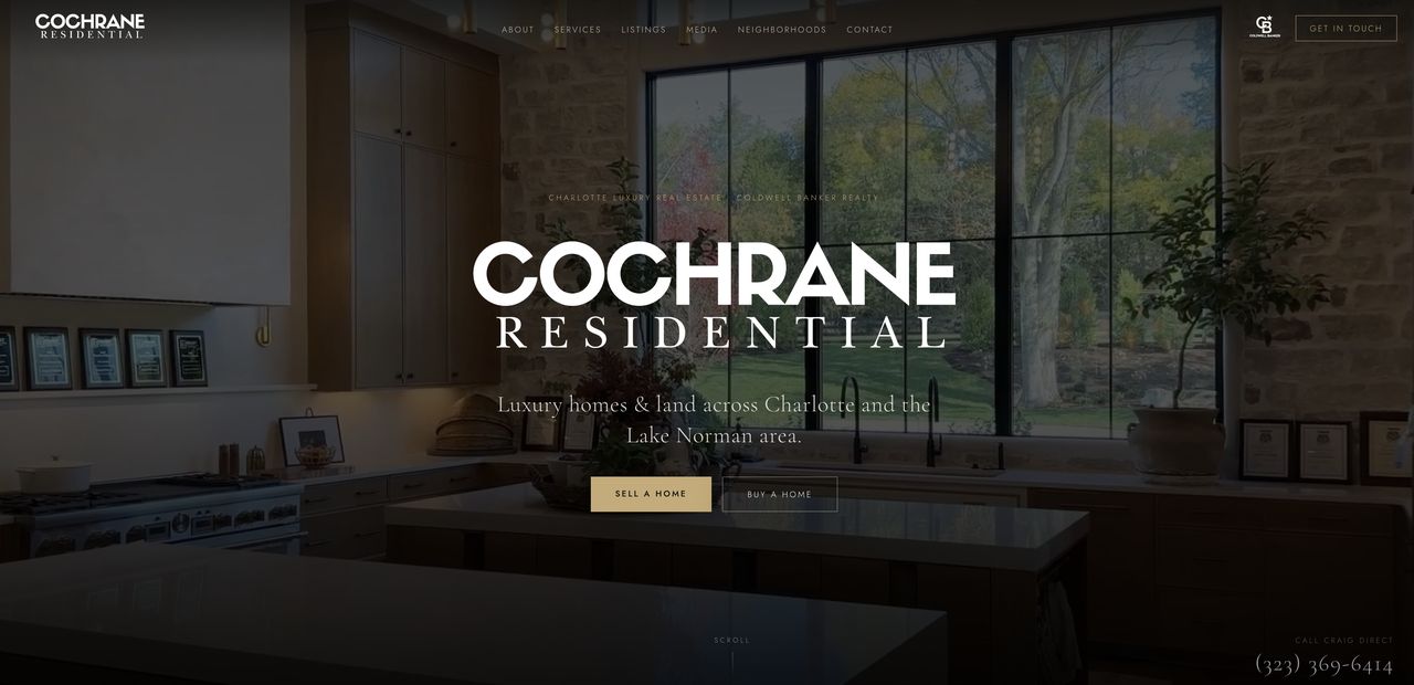 Cochrane Residential — Charlotte luxury real estate website